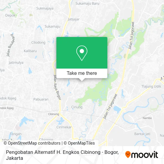 Pengobatan Alternatif H. Engkos Cibinong - Bogor map
