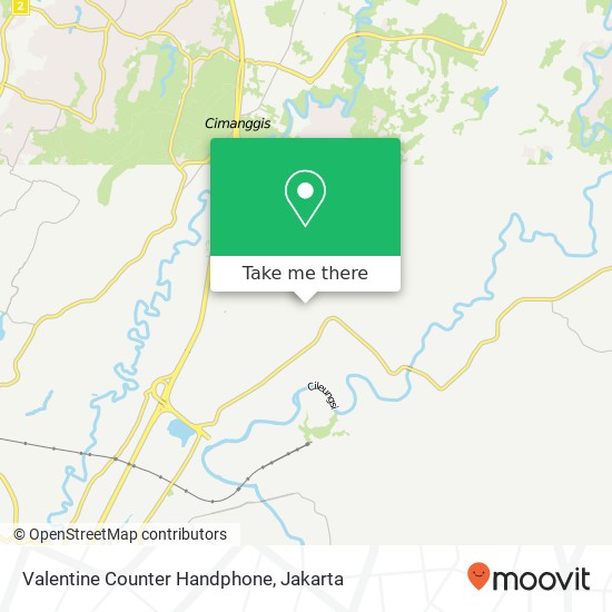 Valentine Counter Handphone map