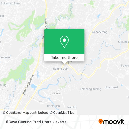 Jl.Raya Gunung Putri Utara map