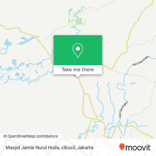 Masjid Jamie Nurul Huda, cibucil map