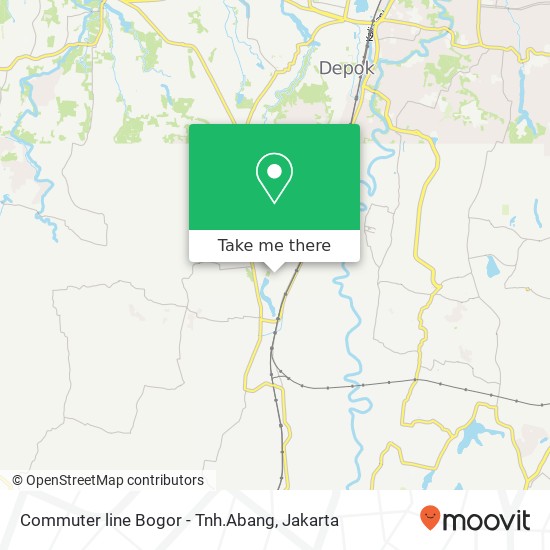 Commuter line Bogor - Tnh.Abang map