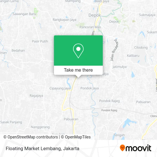 Floating Market Lembang map
