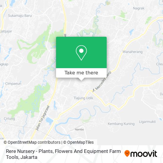 Rere Nursery - Plants, Flowers And Equipment Farm Tools map
