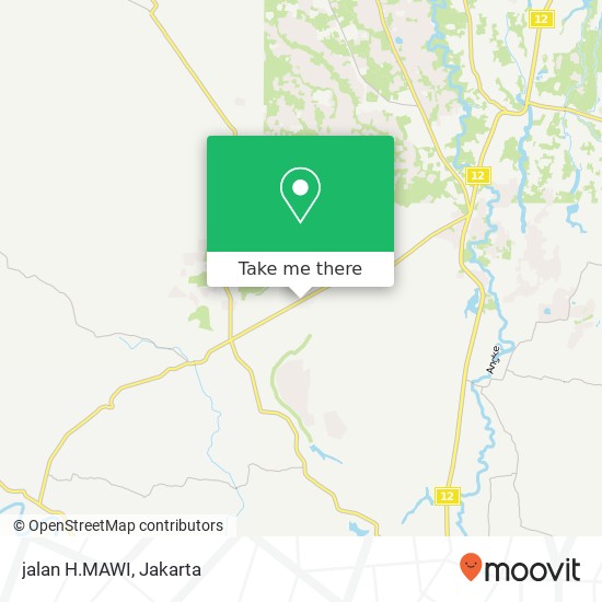 jalan H.MAWI map