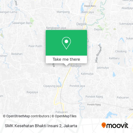 SMK Kesehatan Bhakti Insani 2 map