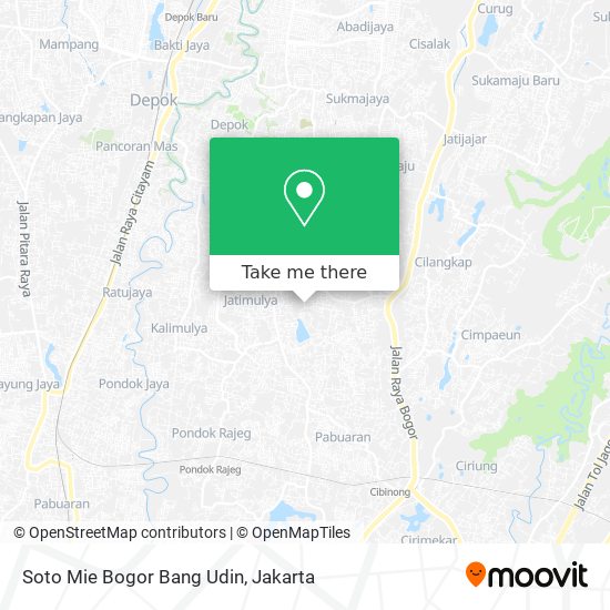 Soto Mie Bogor Bang Udin map