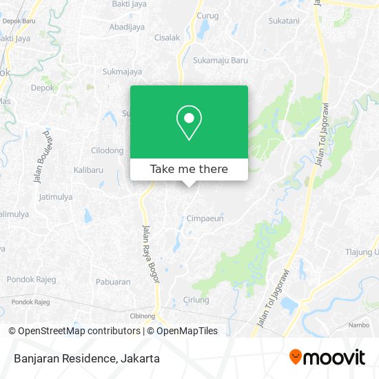 Banjaran Residence map