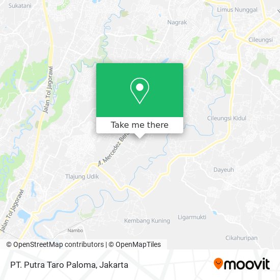 PT. Putra Taro Paloma map