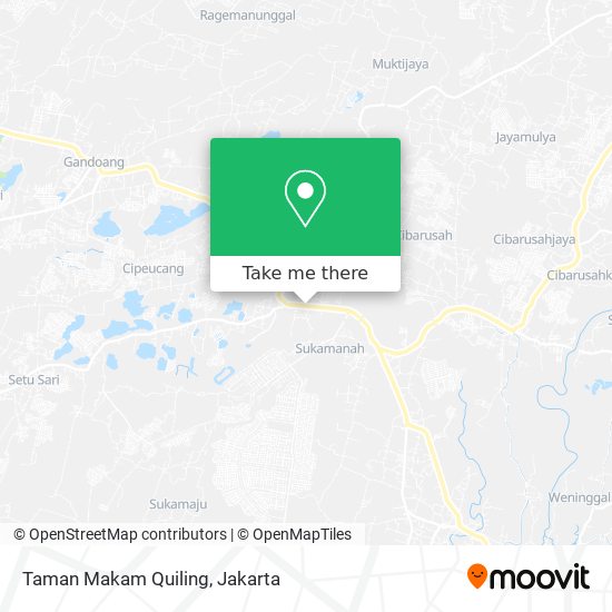 Taman Makam Quiling map