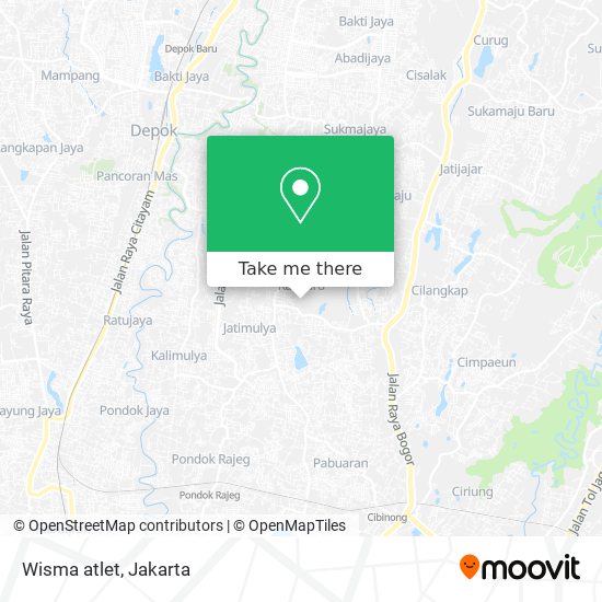 Wisma atlet map