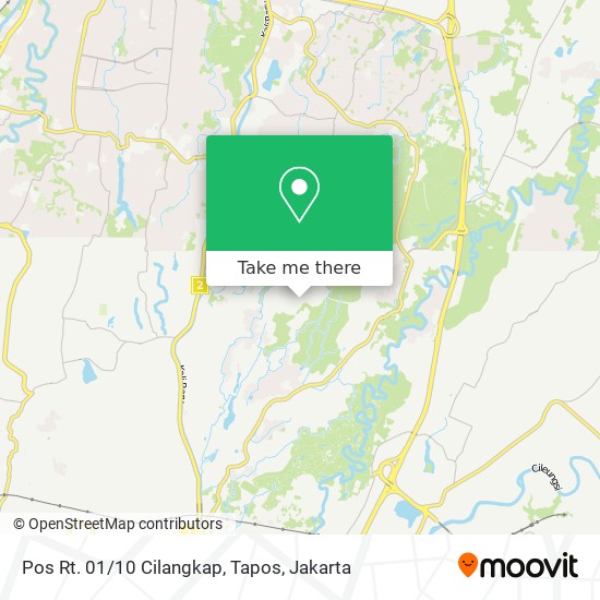 Pos Rt. 01/10 Cilangkap, Tapos map