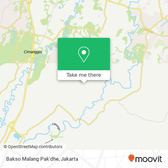 Bakso Malang Pak'dhe map