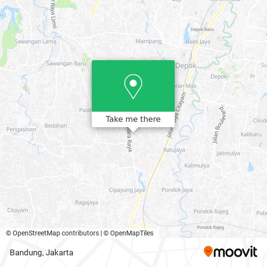 Bandung map