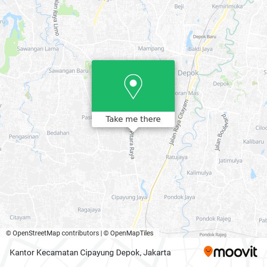 Kantor Kecamatan Cipayung Depok map