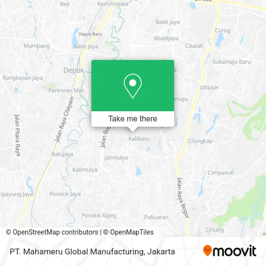 PT. Mahameru Global Manufacturing map