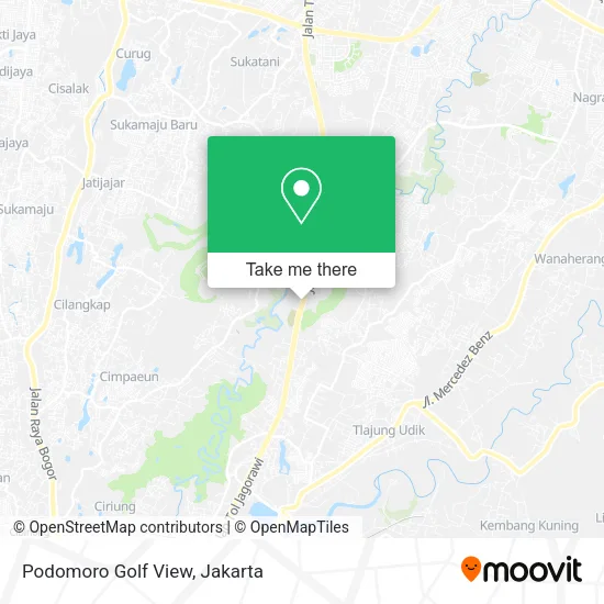 Podomoro Golf View map