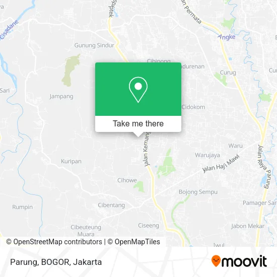 Parung, BOGOR map