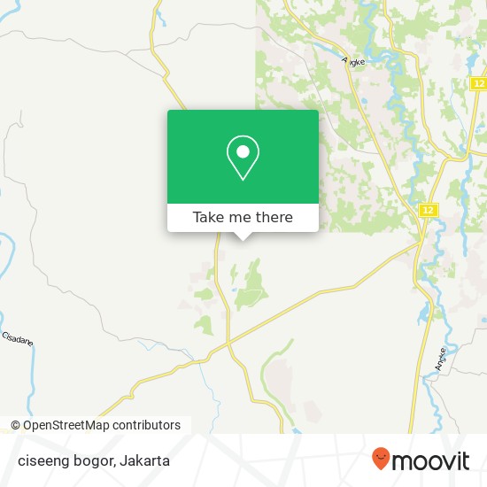 ciseeng bogor map