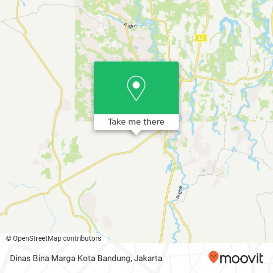 Dinas Bina Marga Kota Bandung map