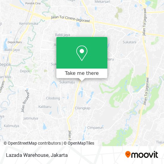 Lazada Warehouse map