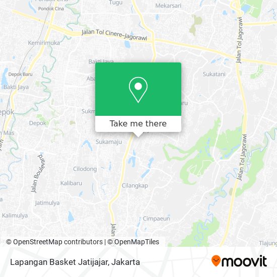 Lapangan Basket Jatijajar map