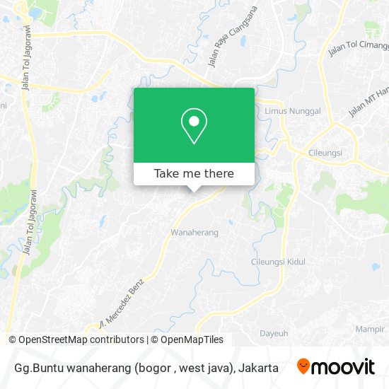 Gg.Buntu wanaherang (bogor , west java) map