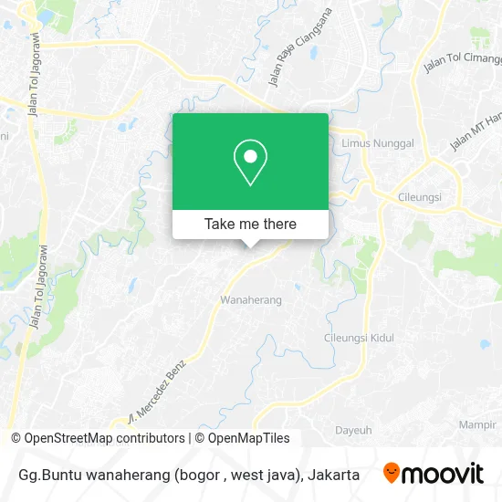Gg.Buntu wanaherang (bogor , west java) map