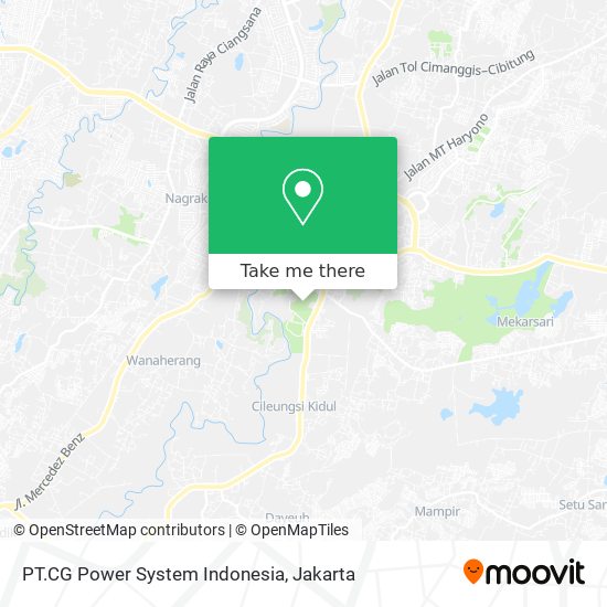 PT.CG Power System Indonesia map