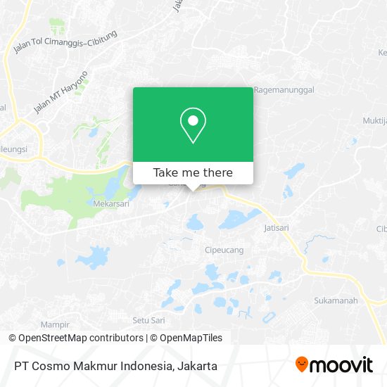 PT Cosmo Makmur Indonesia map