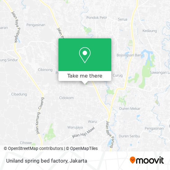 Uniland spring bed factory map