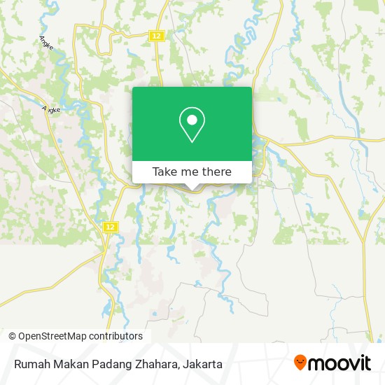 Rumah Makan Padang  Zhahara map