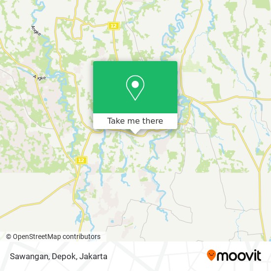 Sawangan, Depok map