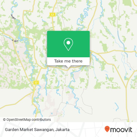 Garden Market Sawangan map