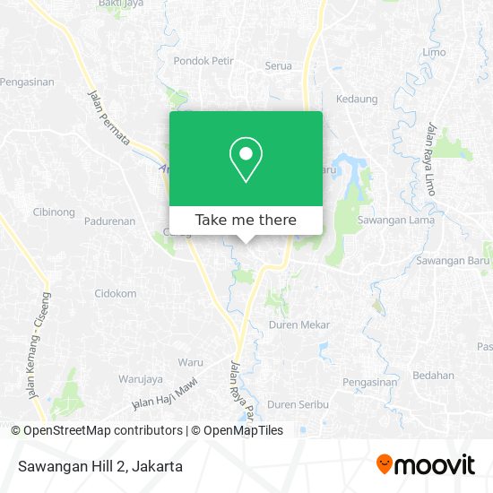 Sawangan Hill 2 map