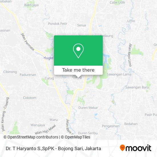 Dr. T Haryanto S.,SpPK - Bojong Sari map