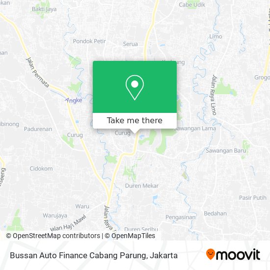 Bussan Auto Finance Cabang Parung map