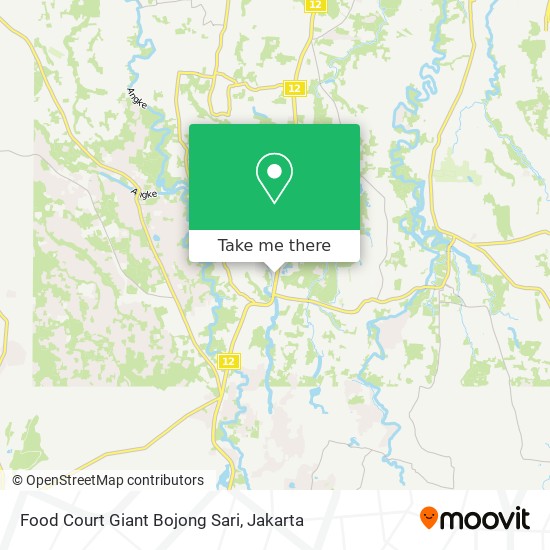 Food Court Giant Bojong Sari map