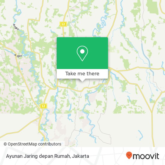 Ayunan Jaring depan Rumah map