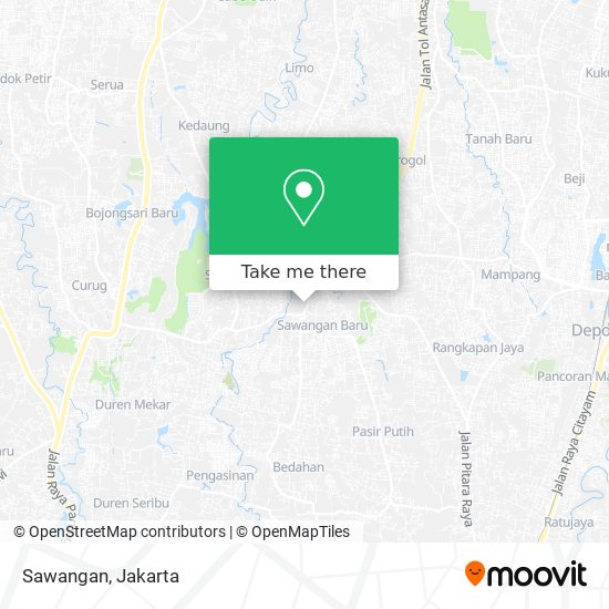 Sawangan map