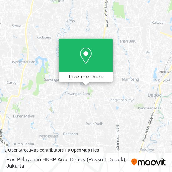 Pos Pelayanan HKBP Arco Depok (Ressort Depok) map