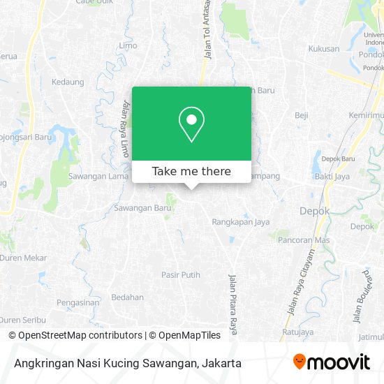 Angkringan Nasi Kucing Sawangan map