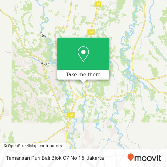 Tamansari Puri Bali Blok C7 No 15 map