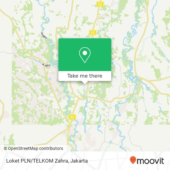 Loket PLN/TELKOM Zahra map