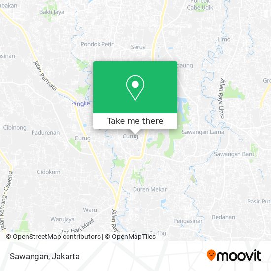 Sawangan map