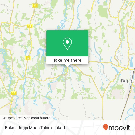 Bakmi Jogja Mbah Talam map