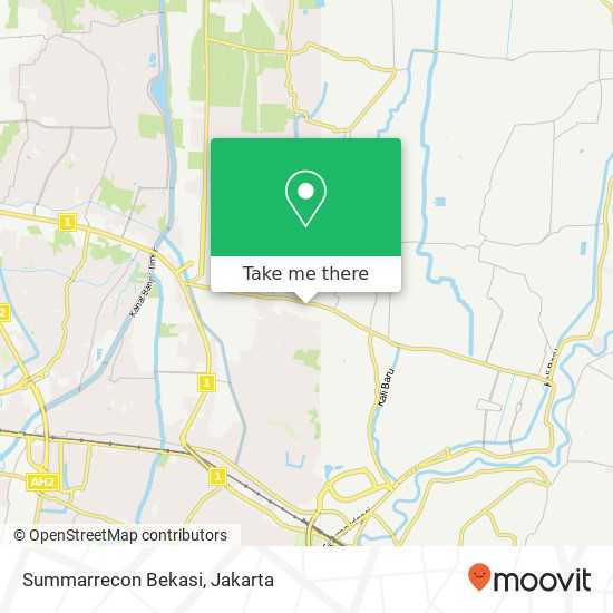 Summarrecon Bekasi map
