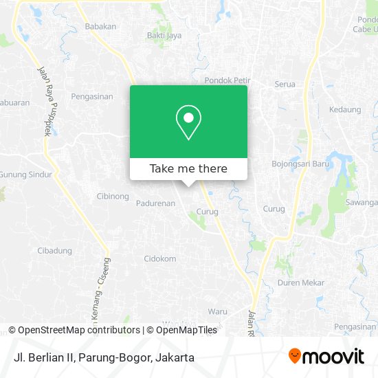 Jl. Berlian II, Parung-Bogor map