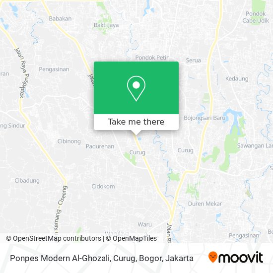 Ponpes Modern Al-Ghozali, Curug, Bogor map