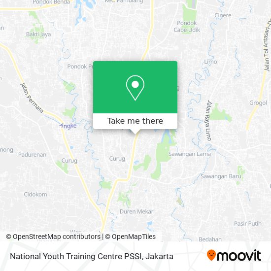National Youth Training Centre PSSI map