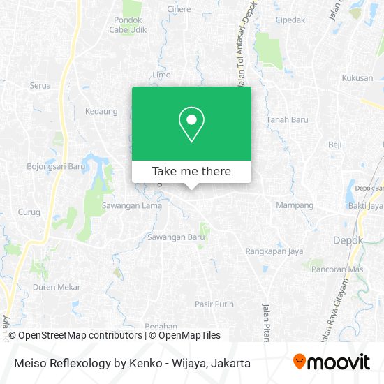 Meiso Reflexology by Kenko - Wijaya map